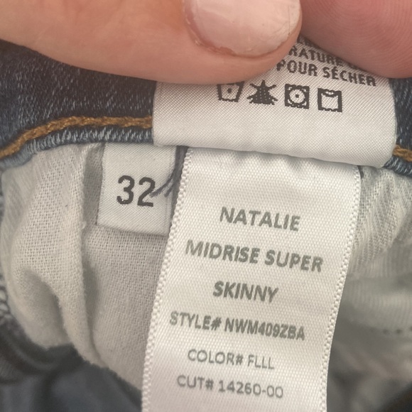 Hudson Natalie Midrise Super Skinny Color FLLL size 32 - Picture 4 of 5